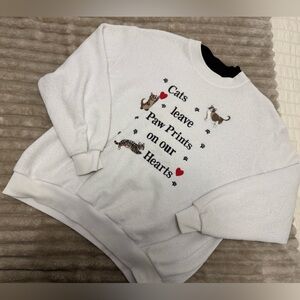 Vintage Cat Sweater